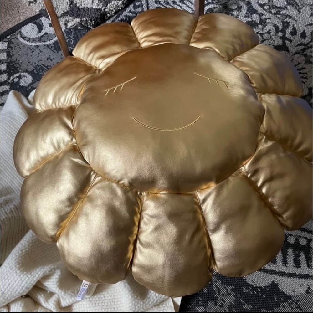 Takashi Murakami Flower Cushion Pillow 22”